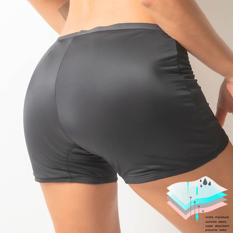 Women's Quadrangle Physical Pants Include Leak-Proof Safety Pants