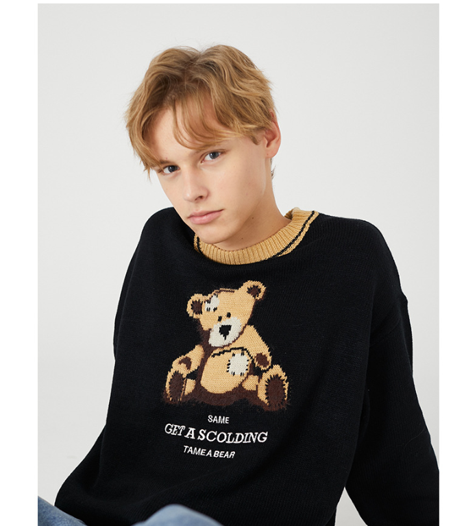 Lovers clothes young men and women sweaters