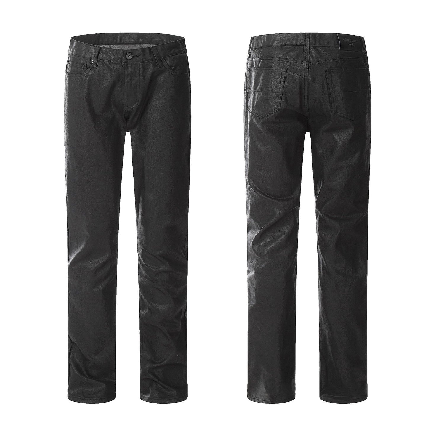 Waterproof Tactical Pants Straight Black Washed Jeans