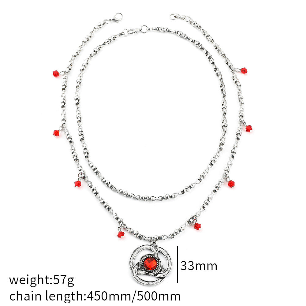 Fashion Alloy Silver Necklace Jewellery